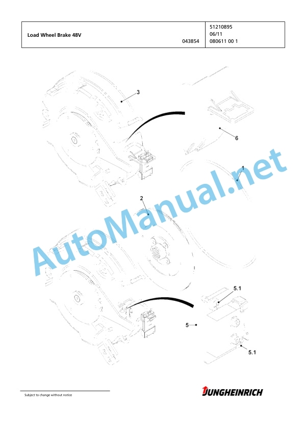 Jungheinrich Forklift EFG 320 GE160-450DZ Spare Parts Manual FN426931 3 Jungheinrich Forklift EFG 320 GE160-450DZ Spare Parts Manual FN426931 - Image 3