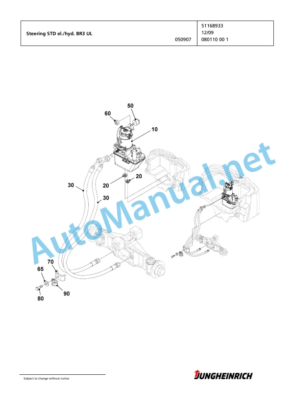 Jungheinrich Forklift EFG 320 GE180-500DZ Spare Parts Manual FN423101 3 Jungheinrich Forklift EFG 320 GE180-500DZ Spare Parts Manual FN423101 - Image 3