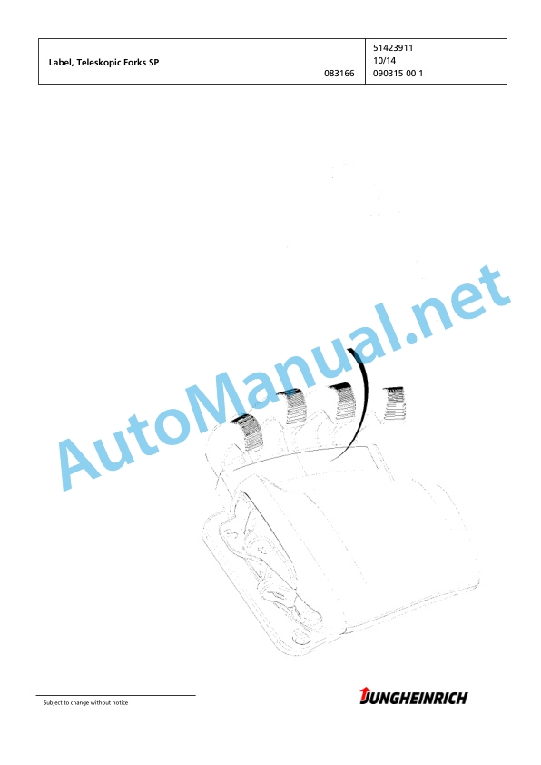 Jungheinrich Forklift EFG 320 Spare Parts Manual FN595557 2 Jungheinrich Forklift EFG 320 Spare Parts Manual FN595557 - Image 2