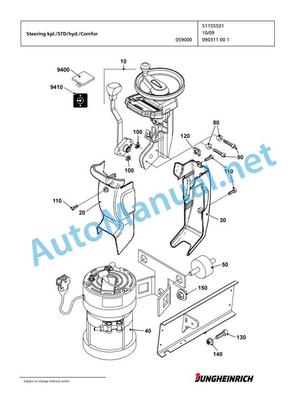 Jungheinrich Forklift EFG 425k GE115-500DZ Spare Parts Manual FN423919 3 Jungheinrich Forklift EFG 425k GE115-500DZ Spare Parts Manual FN423919 - Image 3