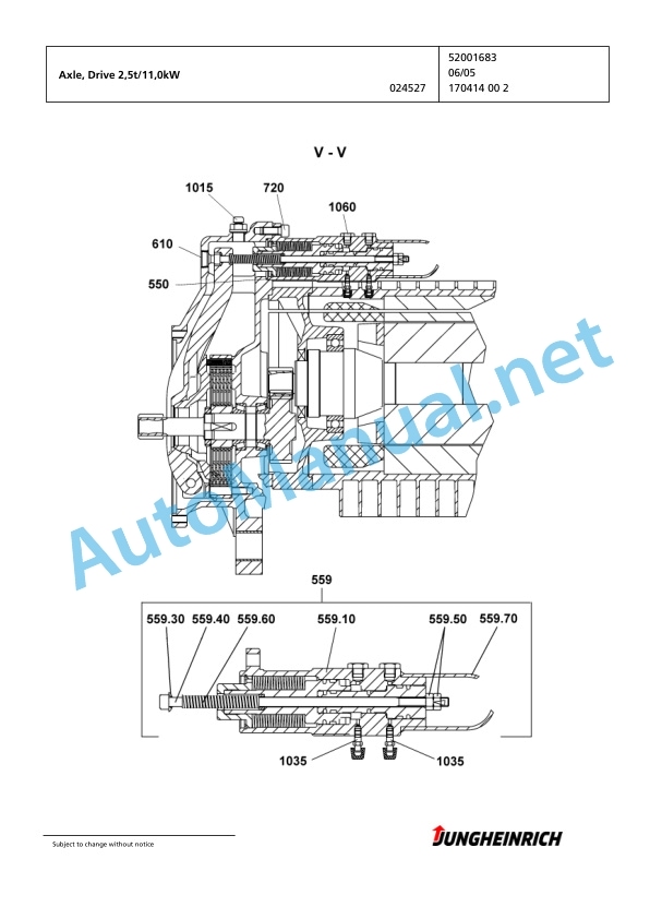 Jungheinrich Forklift EFG 425k GE115-650DZ Spare Parts Manual FN423184 3 Jungheinrich Forklift EFG 425k GE115-650DZ Spare Parts Manual FN423184 - Image 3