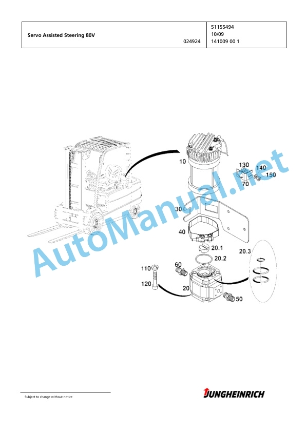 Jungheinrich Forklift EFG 425k GE120-470DZ Spare Parts Manual FN424209 3 Jungheinrich Forklift EFG 425k GE120-470DZ Spare Parts Manual FN424209 - Image 3