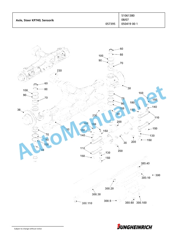 Jungheinrich Forklift EFG 430 G-440DZ Spare Parts Manual FN427065 3 Jungheinrich Forklift EFG 430 G-440DZ Spare Parts Manual FN427065 - Image 3
