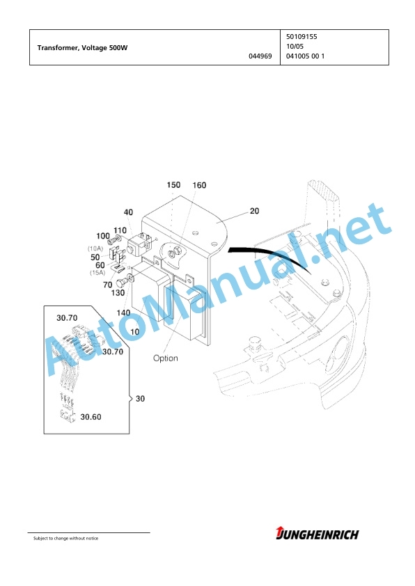 Jungheinrich Forklift EFG 430 G-470DZ Spare Parts Manual FN424574 4 Jungheinrich Forklift EFG 430 G-470DZ Spare Parts Manual FN424574 - Image 4