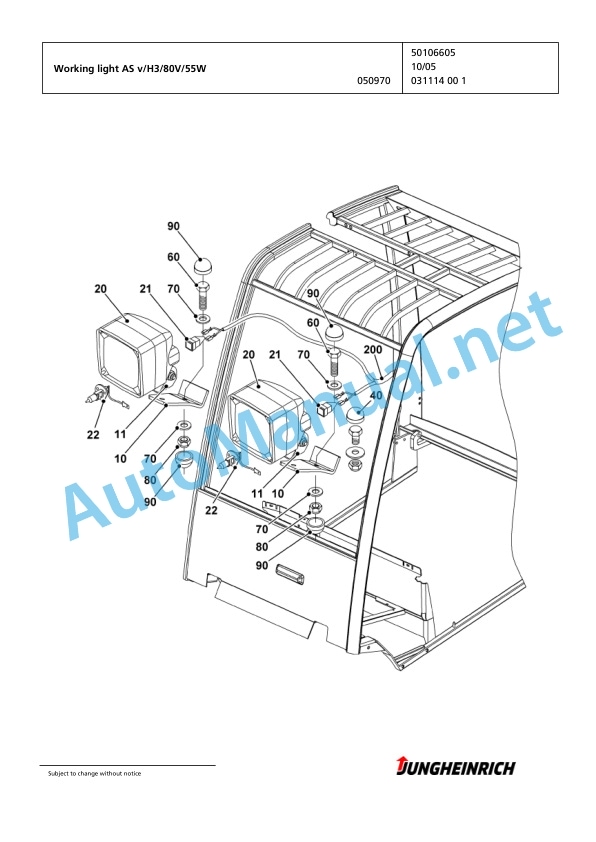 Jungheinrich Forklift EFG 430 G115-470DZ Spare Parts Manual FN423724 4 Jungheinrich Forklift EFG 430 G115-470DZ Spare Parts Manual FN423724 - Image 4