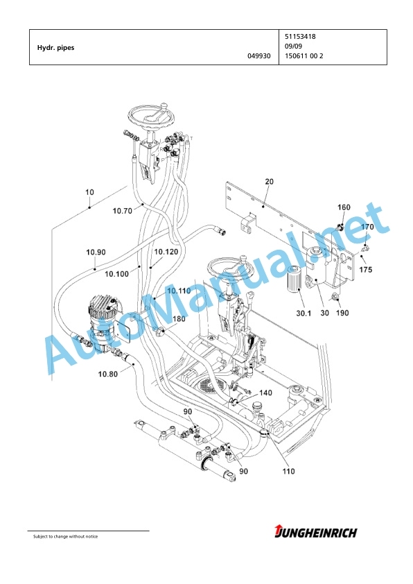 Jungheinrich Forklift EFG 430 G115-500DZ Spare Parts Manual FN424505 4 Jungheinrich Forklift EFG 430 G115-500DZ Spare Parts Manual FN424505 - Image 4