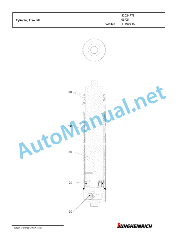Jungheinrich Forklift EFG 430 G115-500DZ Spare Parts Manual FN425814 4 Jungheinrich Forklift EFG 430 G115-500DZ Spare Parts Manual FN425814 - Image 4