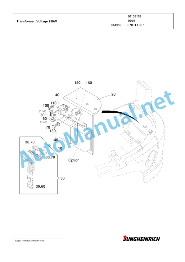 Jungheinrich Forklift EFG 430 G115-650DZ Spare Parts Manual FN425104 5 Jungheinrich Forklift EFG 430 G115-650DZ Spare Parts Manual FN425104 - Image 5