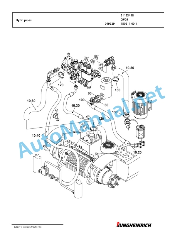 Jungheinrich Forklift EFG 430 G120-500DZ Spare Parts Manual FN423267 4 Jungheinrich Forklift EFG 430 G120-500DZ Spare Parts Manual FN423267 - Image 4