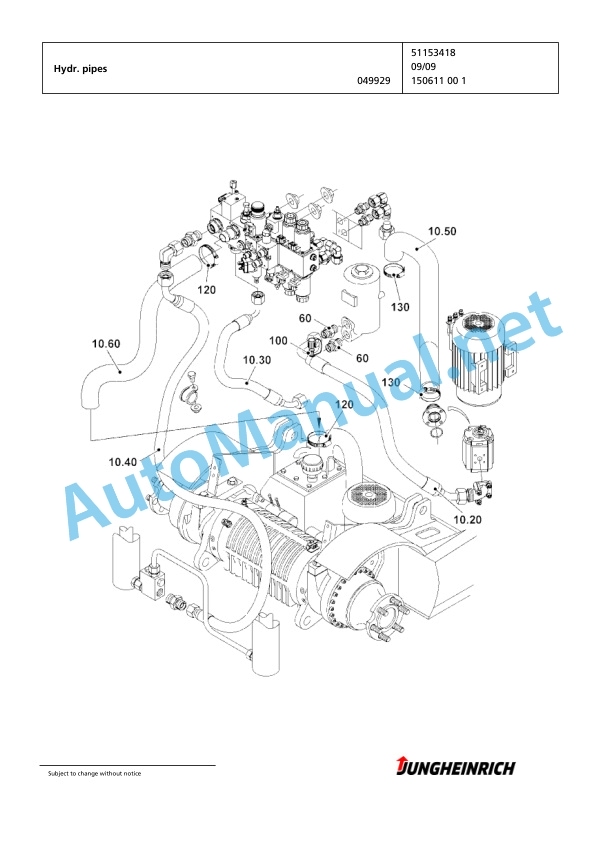 Jungheinrich Forklift EFG 430 G120-500DZ Spare Parts Manual FN426571 4 Jungheinrich Forklift EFG 430 G120-500DZ Spare Parts Manual FN426571 - Image 4