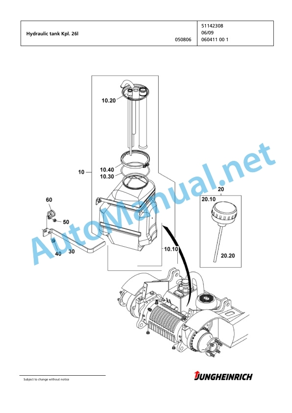 Jungheinrich Forklift EFG 430 G220-470DZ Spare Parts Manual FN423253 4 Jungheinrich Forklift EFG 430 G220-470DZ Spare Parts Manual FN423253 - Image 4