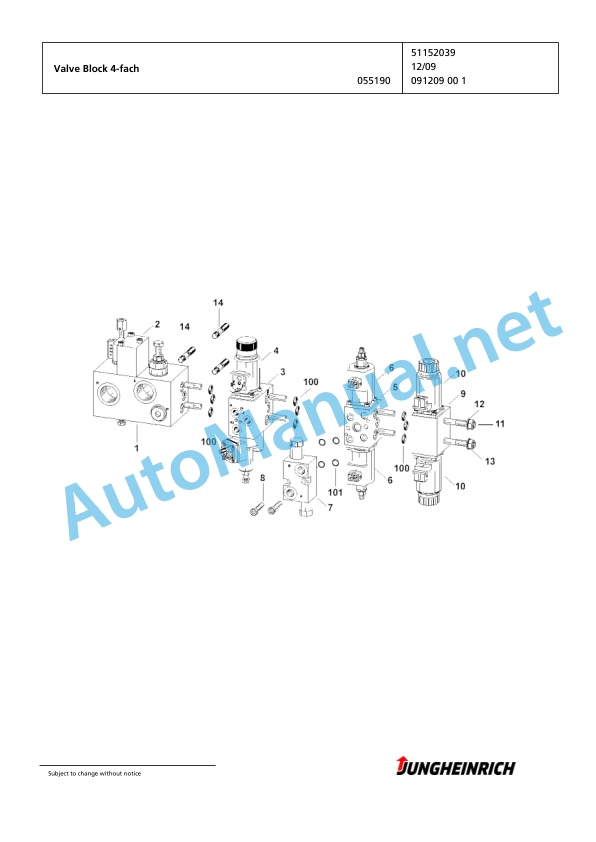 Jungheinrich Forklift EFG 430 GE120-310ZZ Spare Parts Manual FN425375 5 Jungheinrich Forklift EFG 430 GE120-310ZZ Spare Parts Manual FN425375 - Image 5