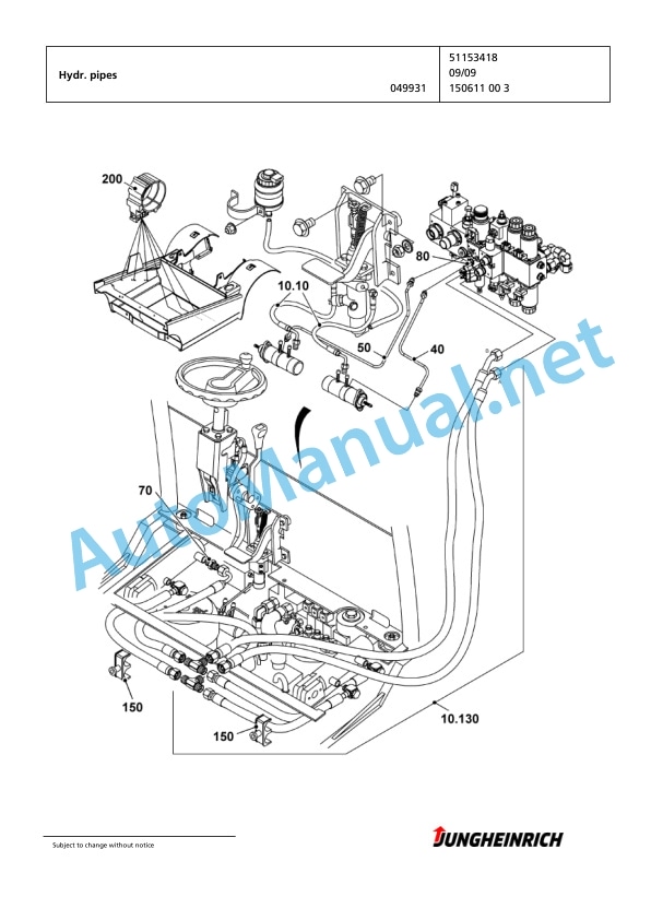 Jungheinrich Forklift EFG 430 GE120-470DZ Spare Parts Manual FN423925 4 Jungheinrich Forklift EFG 430 GE120-470DZ Spare Parts Manual FN423925 - Image 4