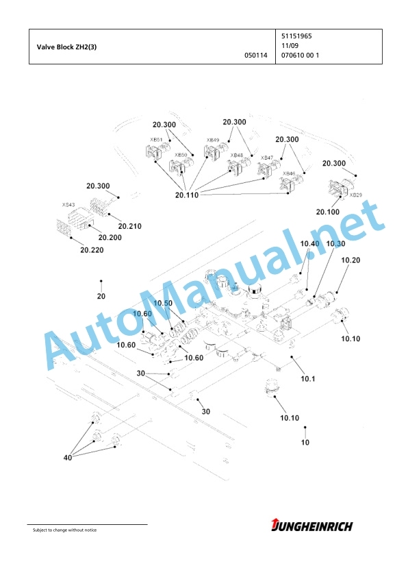 Jungheinrich Forklift EFG 430 GE150-350ZZ Spare Parts Manual FN427072 4 Jungheinrich Forklift EFG 430 GE150-350ZZ Spare Parts Manual FN427072 - Image 4