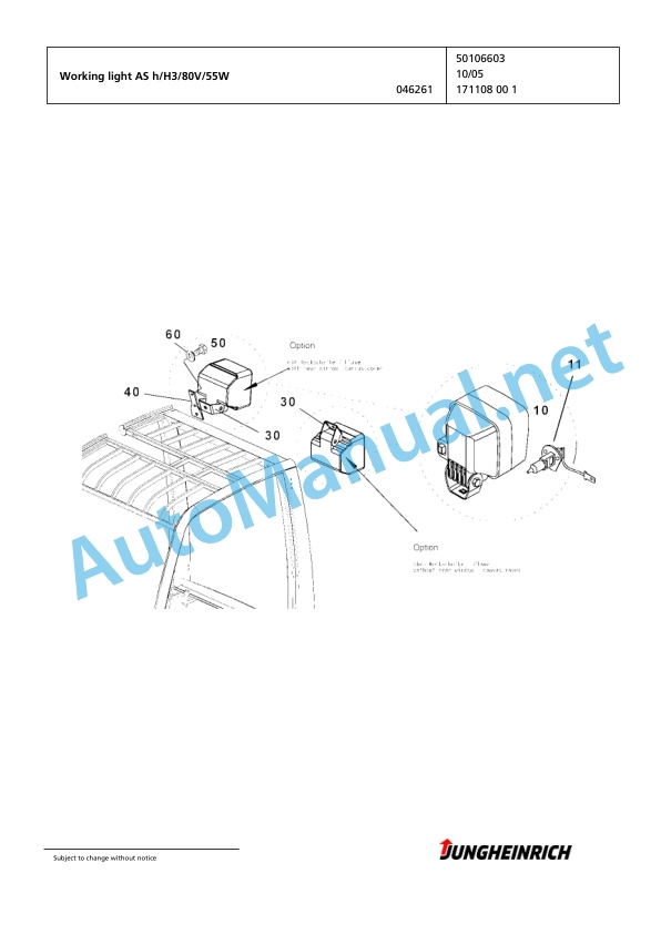 Jungheinrich Forklift EFG 430 GE150-470DZ Spare Parts Manual FN427039 5 Jungheinrich Forklift EFG 430 GE150-470DZ Spare Parts Manual FN427039 - Image 5