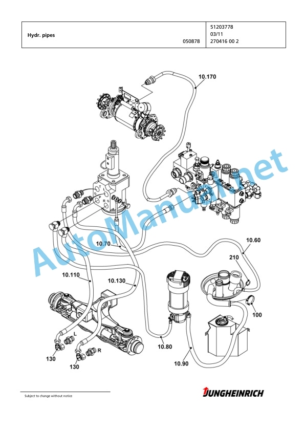 Jungheinrich Forklift EFG 535 GE120-650DZ Spare Parts Manual FN423876 4 Jungheinrich Forklift EFG 535 GE120-650DZ Spare Parts Manual FN423876 - Image 4