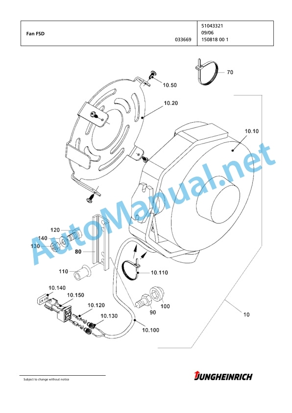 Jungheinrich Forklift EFG 535 GE150-470DZ Spare Parts Manual FN427056 5 Jungheinrich Forklift EFG 535 GE150-470DZ Spare Parts Manual FN427056 - Image 5