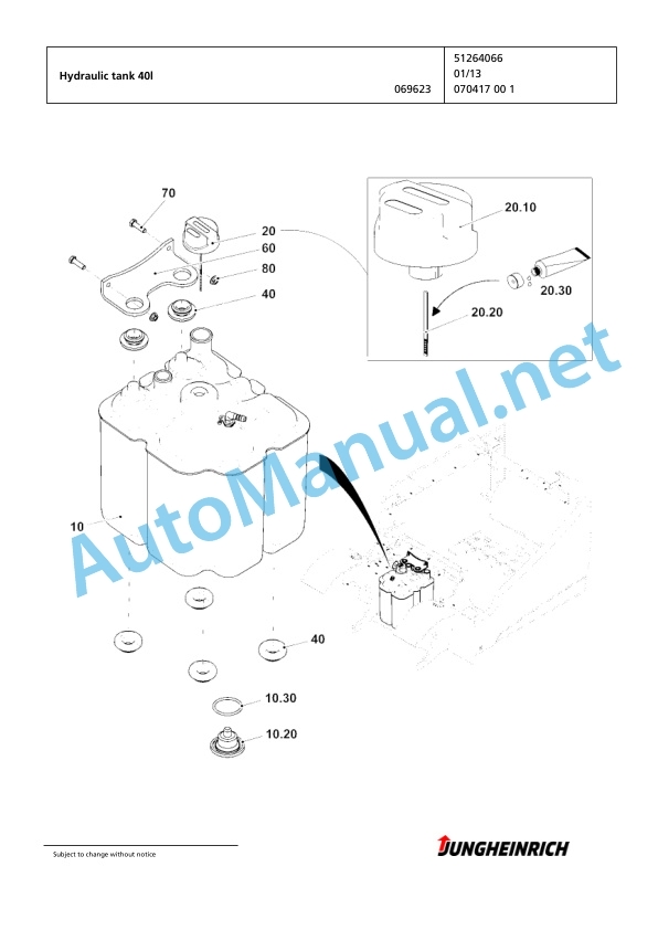 Jungheinrich Forklift EFG 535k G115-310ZZ Spare Parts Manual FN585500 4 Jungheinrich Forklift EFG 535k G115-310ZZ Spare Parts Manual FN585500 - Image 4