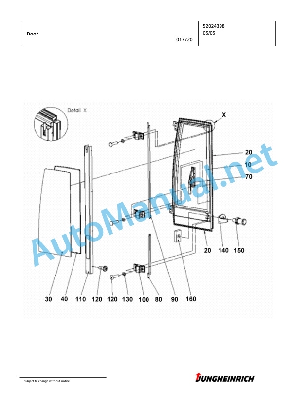 Jungheinrich Forklift EFG 540 G150-400ZT Spare Parts Manual FN423288 3 Jungheinrich Forklift EFG 540 G150-400ZT Spare Parts Manual FN423288 - Image 3