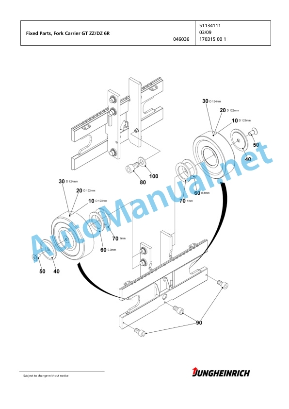 Jungheinrich Forklift EFG 550 G+E120-642DZ Spare Parts Manual FN423794 4 Jungheinrich Forklift EFG 550 G+E120-642DZ Spare Parts Manual FN423794 - Image 4