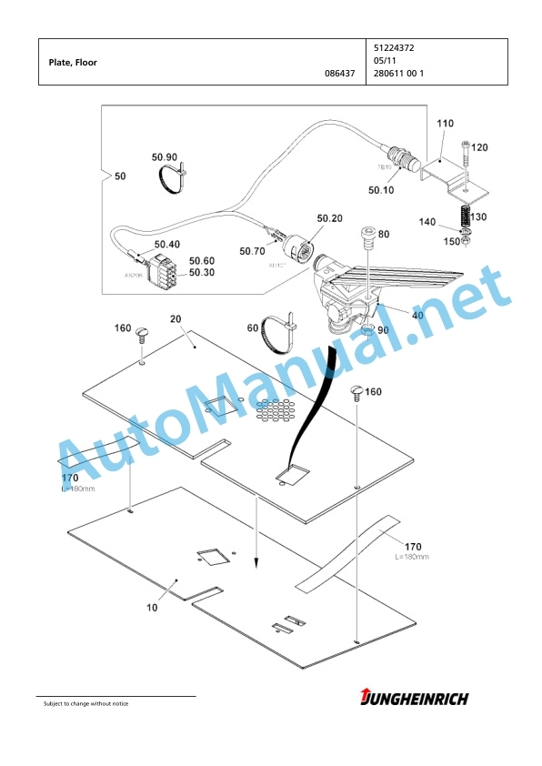 Jungheinrich Forklift EFX 413 X+I 120 400 DZ Spare Parts Manual FN424790 2 Jungheinrich Forklift EFX 413 X+I 120 400 DZ Spare Parts Manual FN424790 - Image 2