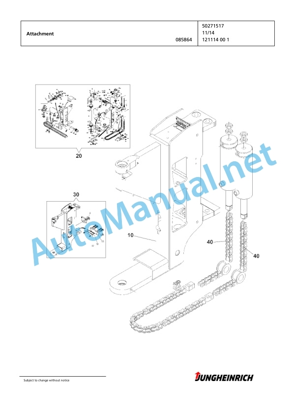 Jungheinrich Forklift EFX 413 X+I 120 650 DZ Spare Parts Manual FN427279 4 Jungheinrich Forklift EFX 413 X+I 120 650 DZ Spare Parts Manual FN427279 - Image 4