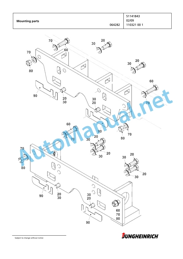 Jungheinrich Forklift EKS 210 L+F 125 425 ZT Spare Parts Manual FN424094 4 Jungheinrich Forklift EKS 210 L+F 125 425 ZT Spare Parts Manual FN424094 - Image 4