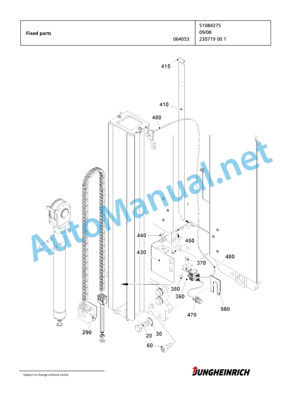 Jungheinrich Forklift EKS 210 Z+F 080 425 ZT Spare Parts Manual FN424087 4 Jungheinrich Forklift EKS 210 Z+F 080 425 ZT Spare Parts Manual FN424087 - Image 4
