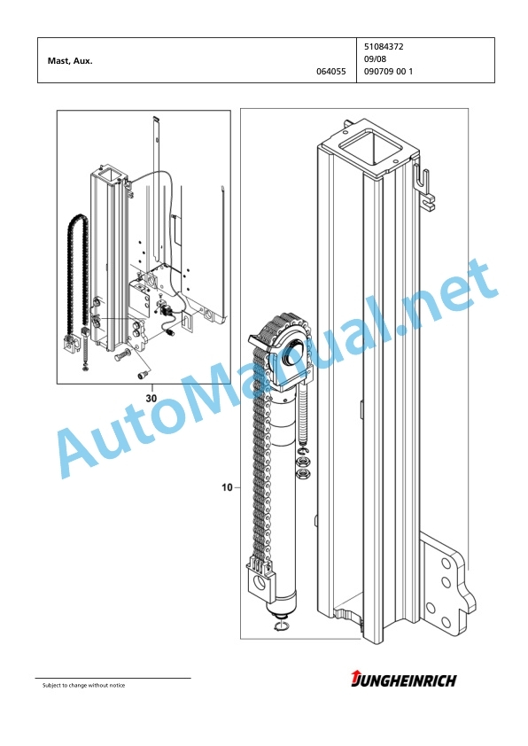 Jungheinrich Forklift EKS 210 Z+F 080 550 DZ Spare Parts Manual FN423345 4 Jungheinrich Forklift EKS 210 Z+F 080 550 DZ Spare Parts Manual FN423345 - Image 4