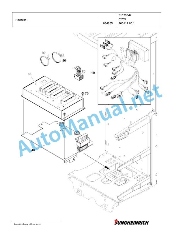 Jungheinrich Forklift EKS 210 Z+F 100 475 DZ Spare Parts Manual FN425080 2 Jungheinrich Forklift EKS 210 Z+F 100 475 DZ Spare Parts Manual FN425080 - Image 2