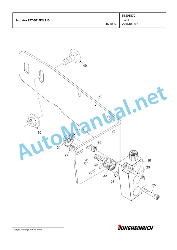 Jungheinrich Forklift EKS 210 Z+F 120 475 DZ Spare Parts Manual FN424400 2 Jungheinrich Forklift EKS 210 Z+F 120 475 DZ Spare Parts Manual FN424400 - Image 2