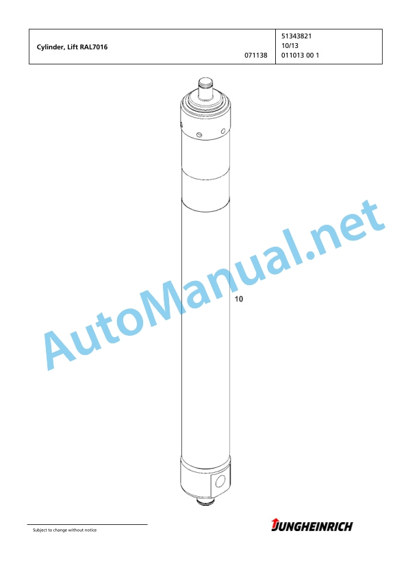 Jungheinrich Forklift EKS 210 Z+F 120 475 DZ Spare Parts Manual FN424401 4 Jungheinrich Forklift EKS 210 Z+F 120 475 DZ Spare Parts Manual FN424401 - Image 4
