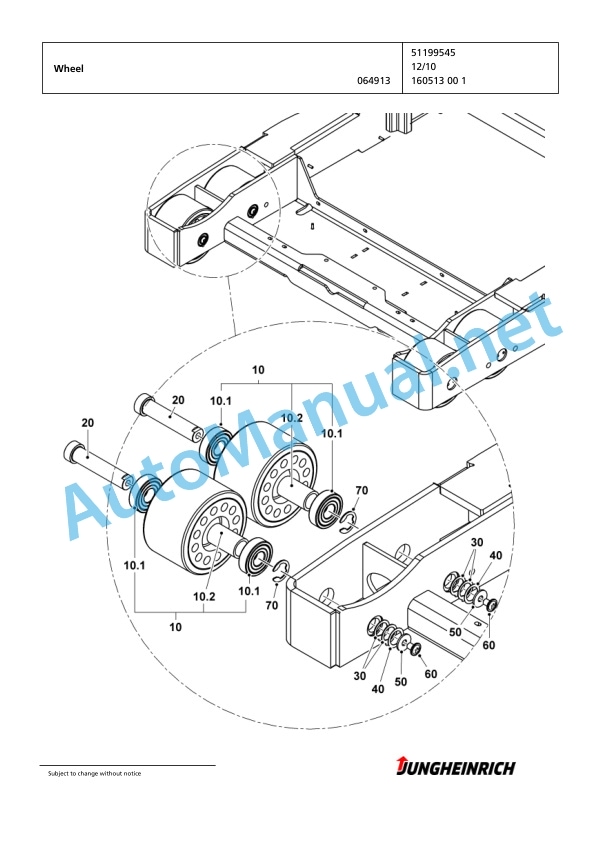 Jungheinrich Forklift EKS 210 Z+F 120 550 DZ Spare Parts Manual FN423971 3 Jungheinrich Forklift EKS 210 Z+F 120 550 DZ Spare Parts Manual FN423971 - Image 3