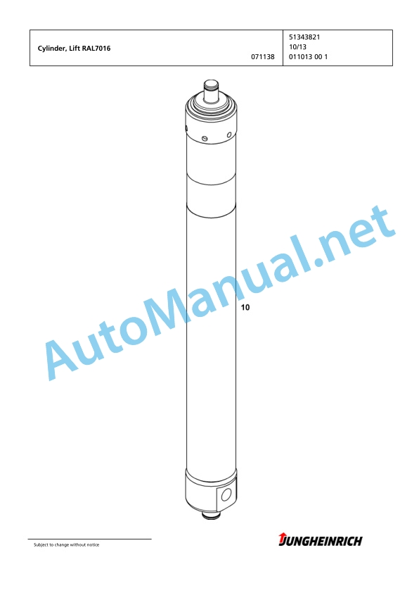 Jungheinrich Forklift EKS 210 Z+F 120 550 DZ Spare Parts Manual FN423971 4 Jungheinrich Forklift EKS 210 Z+F 120 550 DZ Spare Parts Manual FN423971 - Image 4
