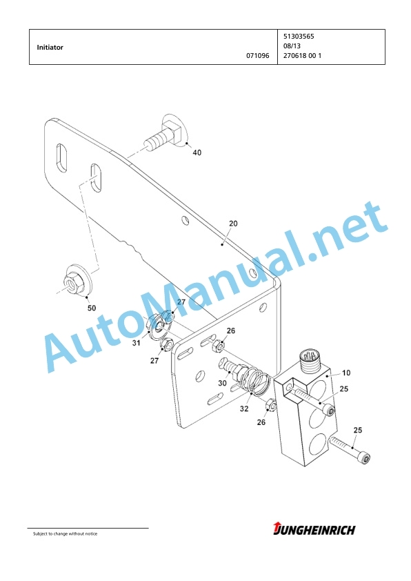 Jungheinrich Forklift EKS 210 Z+I 080 425 ZT Spare Parts Manual FN424365 2 Jungheinrich Forklift EKS 210 Z+I 080 425 ZT Spare Parts Manual FN424365 - Image 2