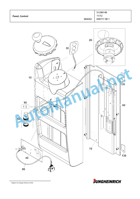 Jungheinrich Forklift EKS 210 Z+I 080 425 ZT Spare Parts Manual FN424365 5 Jungheinrich Forklift EKS 210 Z+I 080 425 ZT Spare Parts Manual FN424365 - Image 5