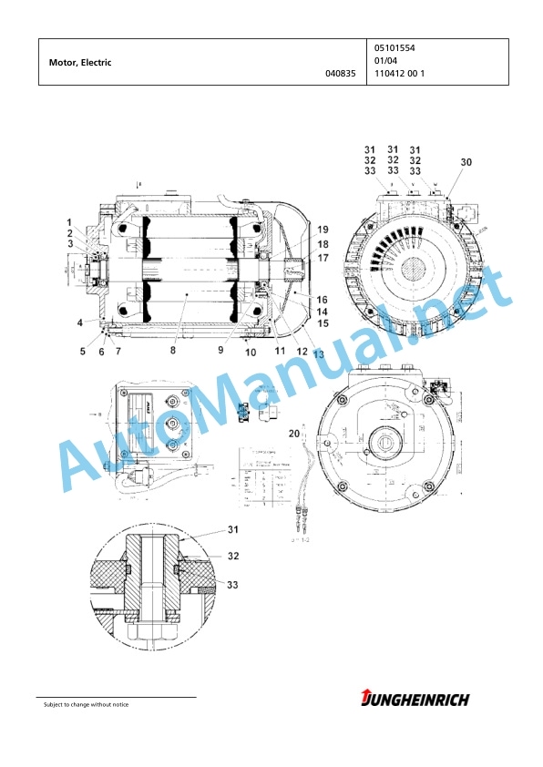 Jungheinrich Forklift EKS 210 Z+I 080 600 DZ Spare Parts Manual FN424794 4 Jungheinrich Forklift EKS 210 Z+I 080 600 DZ Spare Parts Manual FN424794 - Image 4