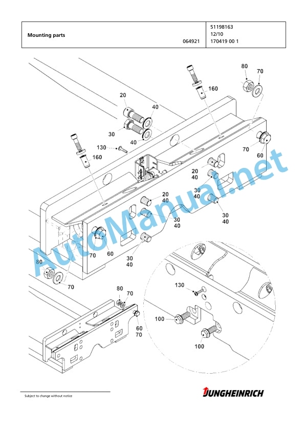 Jungheinrich Forklift EKS 308 L+F 100 475 DZ Spare Parts Manual FN425496 4 Jungheinrich Forklift EKS 308 L+F 100 475 DZ Spare Parts Manual FN425496 - Image 4