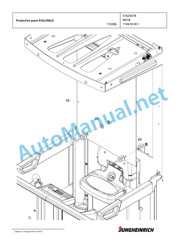 Jungheinrich Forklift EKS 308 L+F 120 750 DZ Spare Parts Manual FN426584 2 Jungheinrich Forklift EKS 308 L+F 120 750 DZ Spare Parts Manual FN426584 - Image 2
