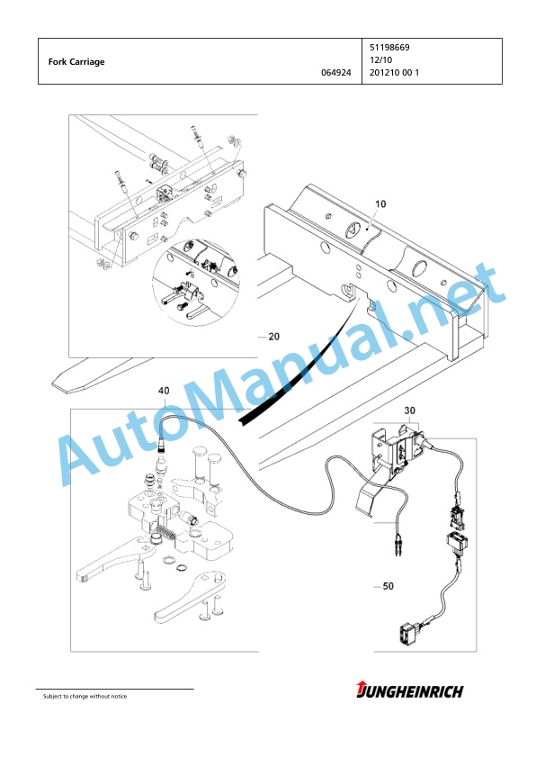 Jungheinrich Forklift EKS 308 L+F 120 750 DZ Spare Parts Manual FN426584 4 Jungheinrich Forklift EKS 308 L+F 120 750 DZ Spare Parts Manual FN426584 - Image 4