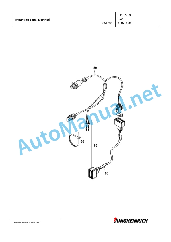 Jungheinrich Forklift EKS 308 L+I 120 750 DZ Spare Parts Manual FN423637 4 Jungheinrich Forklift EKS 308 L+I 120 750 DZ Spare Parts Manual FN423637 - Image 4