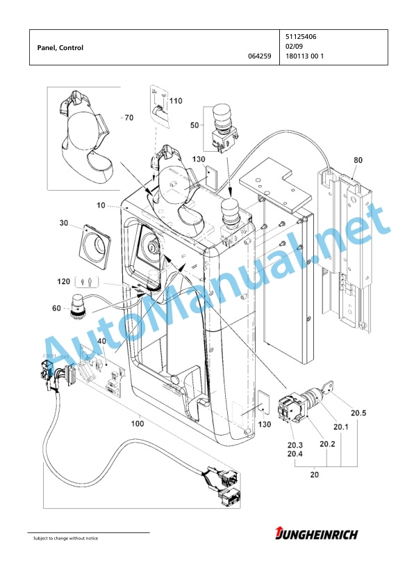 Jungheinrich Forklift EKS 308 L+I 120 750 DZ Spare Parts Manual FN425481 5 Jungheinrich Forklift EKS 308 L+I 120 750 DZ Spare Parts Manual FN425481 - Image 5