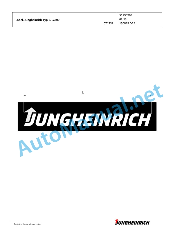 Jungheinrich Forklift EKS 308 L+I 145 925 DZ Spare Parts Manual FN424803 2 Jungheinrich Forklift EKS 308 L+I 145 925 DZ Spare Parts Manual FN424803 - Image 2