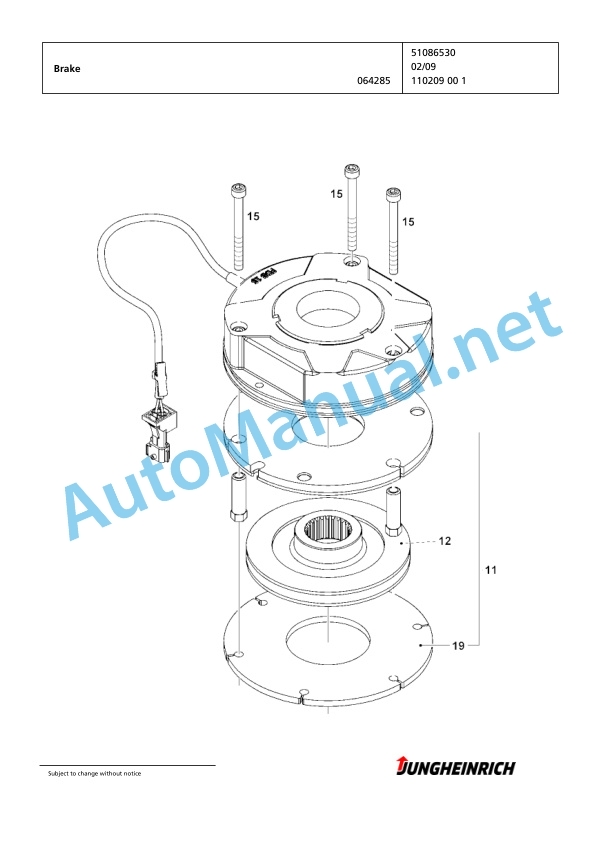 Jungheinrich Forklift EKS 312 Z+F 080 830 DZ Spare Parts Manual FN425982 3 Jungheinrich Forklift EKS 312 Z+F 080 830 DZ Spare Parts Manual FN425982 - Image 3