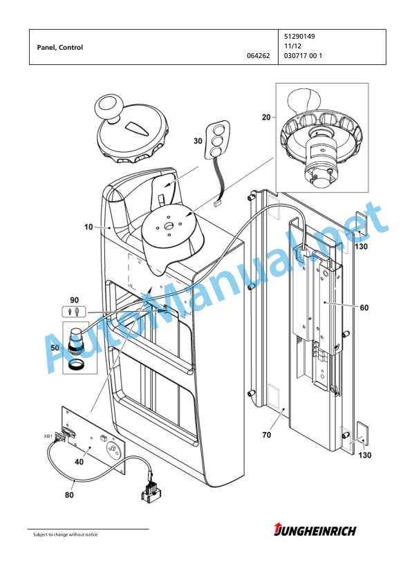 Jungheinrich Forklift EKS 312 Z+I 080 750 DZ Spare Parts Manual FN423973 5 Jungheinrich Forklift EKS 312 Z+I 080 750 DZ Spare Parts Manual FN423973 - Image 5