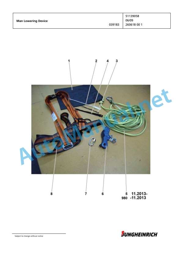 Jungheinrich Forklift EKS 312 Z+I 080 850 ZT Spare Parts Manual FN423557 2 Jungheinrich Forklift EKS 312 Z+I 080 850 ZT Spare Parts Manual FN423557 - Image 2
