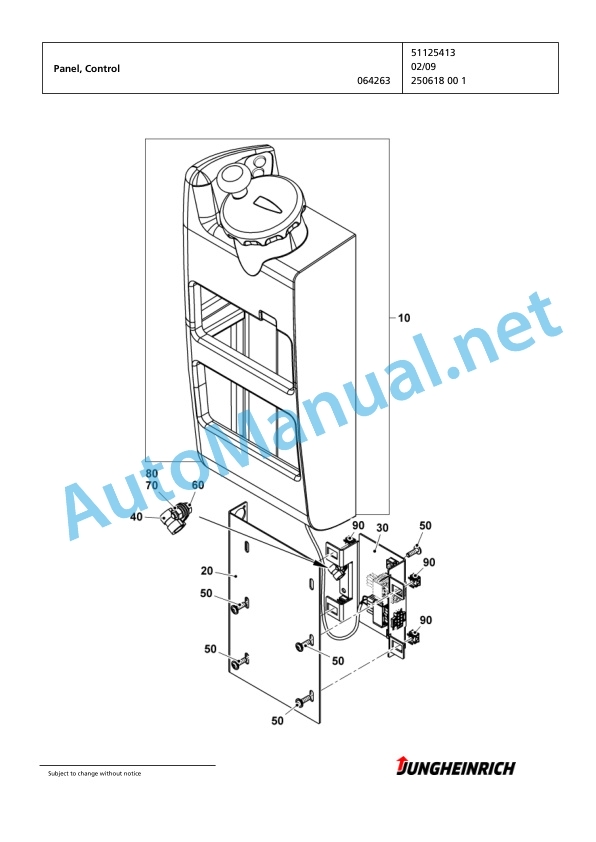 Jungheinrich Forklift EKS 312 Z+I 080 850 ZT Spare Parts Manual FN423557 5 Jungheinrich Forklift EKS 312 Z+I 080 850 ZT Spare Parts Manual FN423557 - Image 5
