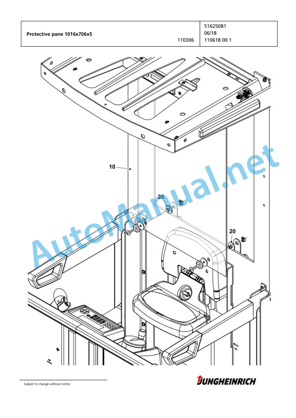 Jungheinrich Forklift EKS 312 Z+I 100 950 DZ Spare Parts Manual FN423183 2 Jungheinrich Forklift EKS 312 Z+I 100 950 DZ Spare Parts Manual FN423183 - Image 2