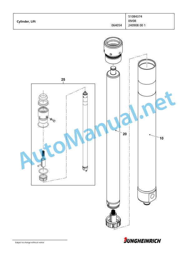 Jungheinrich Forklift EKS 312 Z+I 100 950 DZ Spare Parts Manual FN423381 4 Jungheinrich Forklift EKS 312 Z+I 100 950 DZ Spare Parts Manual FN423381 - Image 4