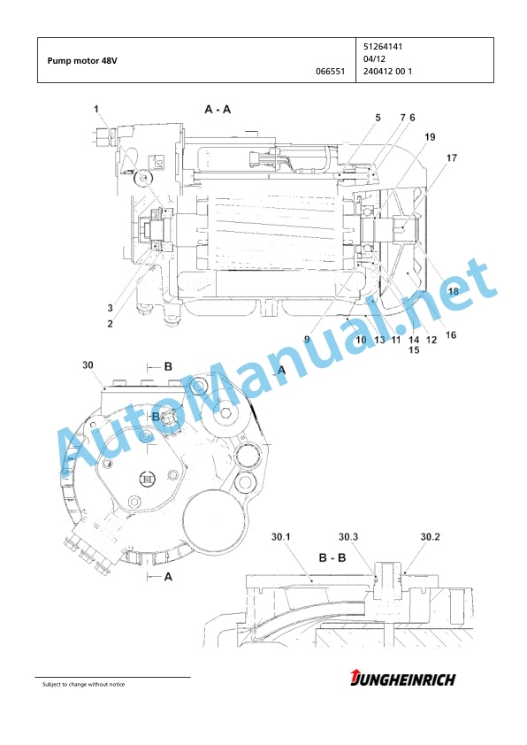 Jungheinrich Forklift EKS 312 Z+I 120 830 DZ Spare Parts Manual FN575543 5 Jungheinrich Forklift EKS 312 Z+I 120 830 DZ Spare Parts Manual FN575543 - Image 5